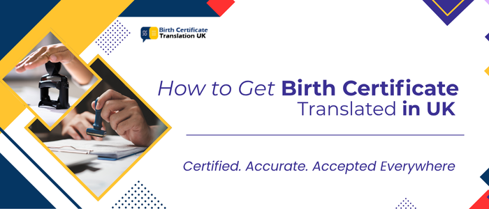 where to get a certified translation of birth certificate