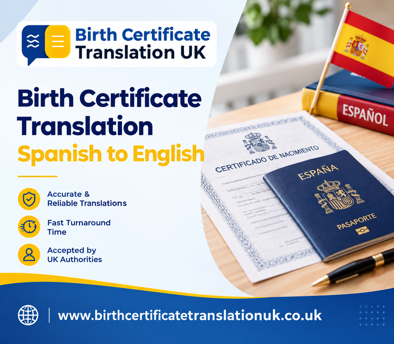 Birth Certificate Translation Spanish to English