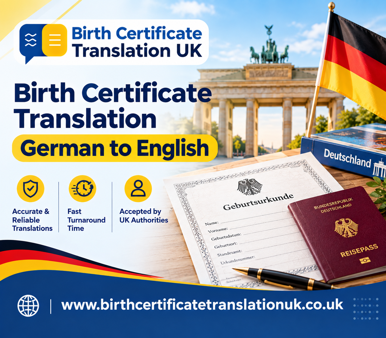 Birth Certificate Translation German to English